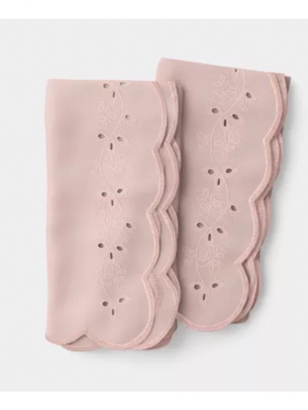 2pk Eyelet Dinner Napkins Pink - Threshold